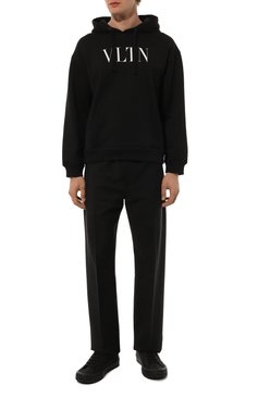 Хлопковое худи VALENTINO, арт. 5V3MF14F3TV, фото 2