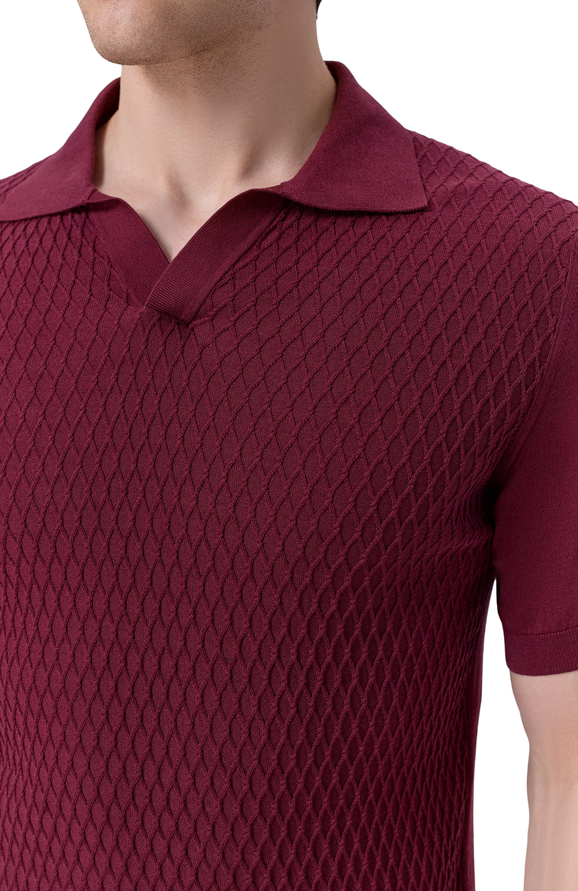 Поло из хлопка и шелка ANDREA CAMPAGNA, арт. SU26ST210-03/FST26, фото 5