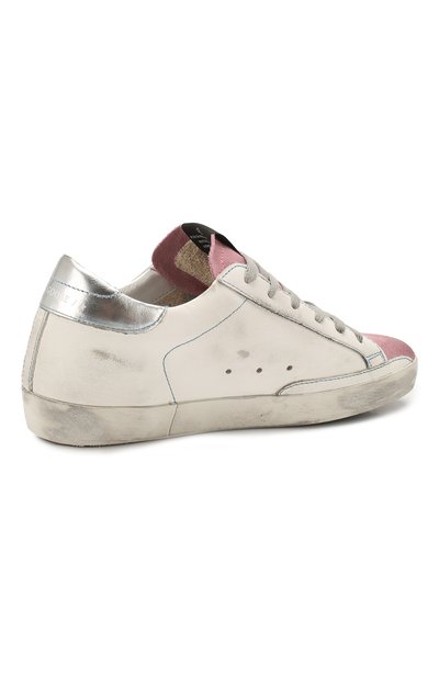 Кожаные кеды superstar GOLDEN GOOSE DELUXE BRAND, арт. G36WS590.S57, фото 4