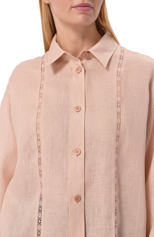 Льняная рубашка MVST M26.CSW.B407/T303 Розовый  M26.CSW.B407/T303 Фото 5
