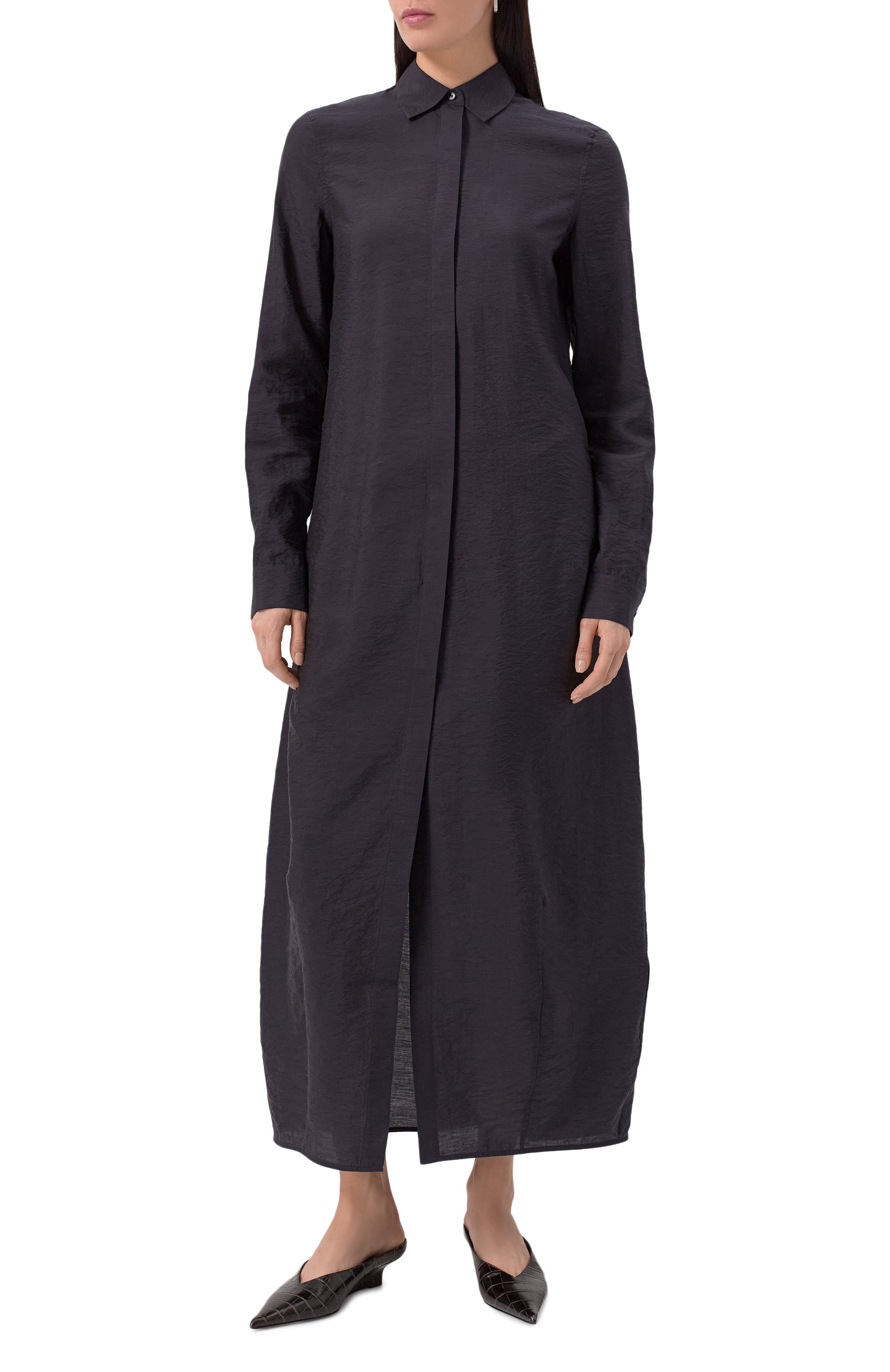 Шелковое платье TOTEME, арт. 251-WRD4489-FB0368, фото 3