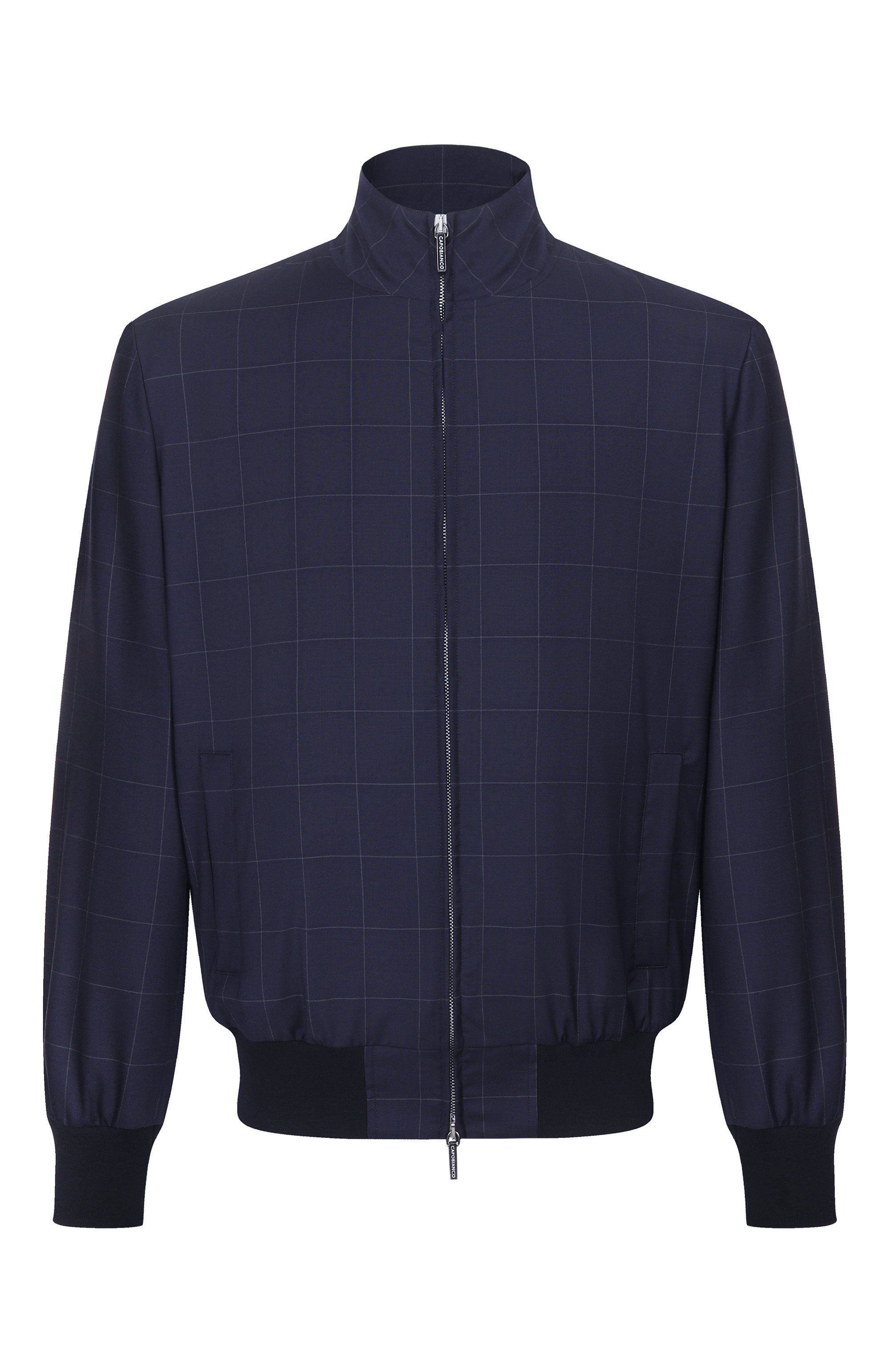 Шерстяной бомбер CAPOBIANCO темно-синего цвета по цене 111000 руб., арт. 20M189.FN00., фото 1 Шерстяной бомбер CAPOBIANCO, арт. 20M189.FN00., фото 1