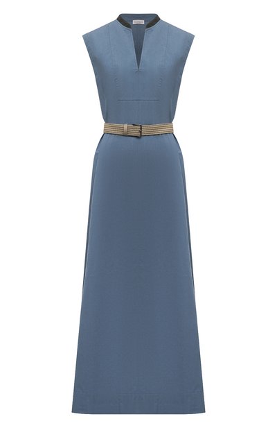 Женское хлопковое платье BRUNELLO CUCINELLI, арт. MP949ASG11