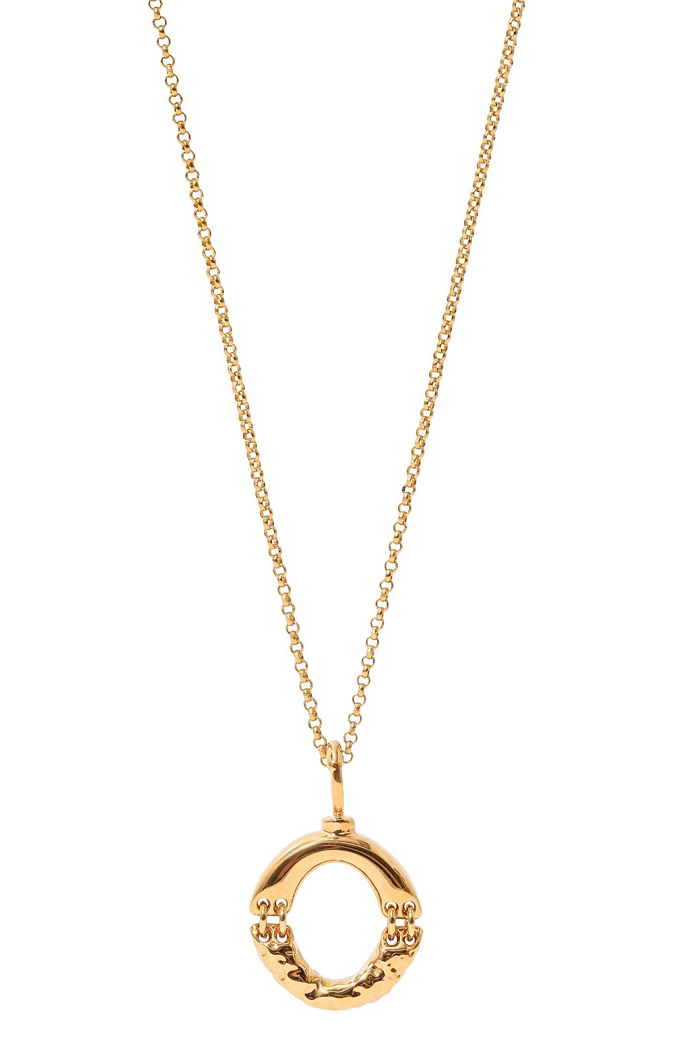 Подвеска на цепочке alphabet o CHLOÉ золотого цвета по цене 41400 руб., арт. CHC20SF020CB7, фото 3 Подвеска на цепочке alphabet o CHLOÉ, арт. CHC20SF020CB7, фото 3