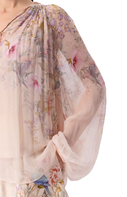 Блузка из вискозы Zimmermann 0991TC261 Кремовый  0991TC261 Фото 5