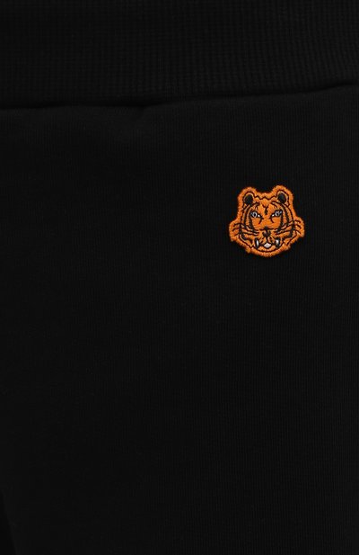 Хлопковые джоггеры KENZO черного цвета по цене 29050 руб., арт. FB52PA7224ML, фото 5 Хлопковые джоггеры KENZO, арт. FB52PA7224ML, фото 5