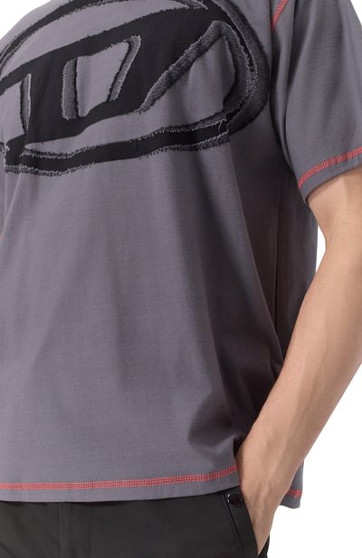 Хлопковая футболка DIESEL, арт. A16185/0GIAS, фото 5