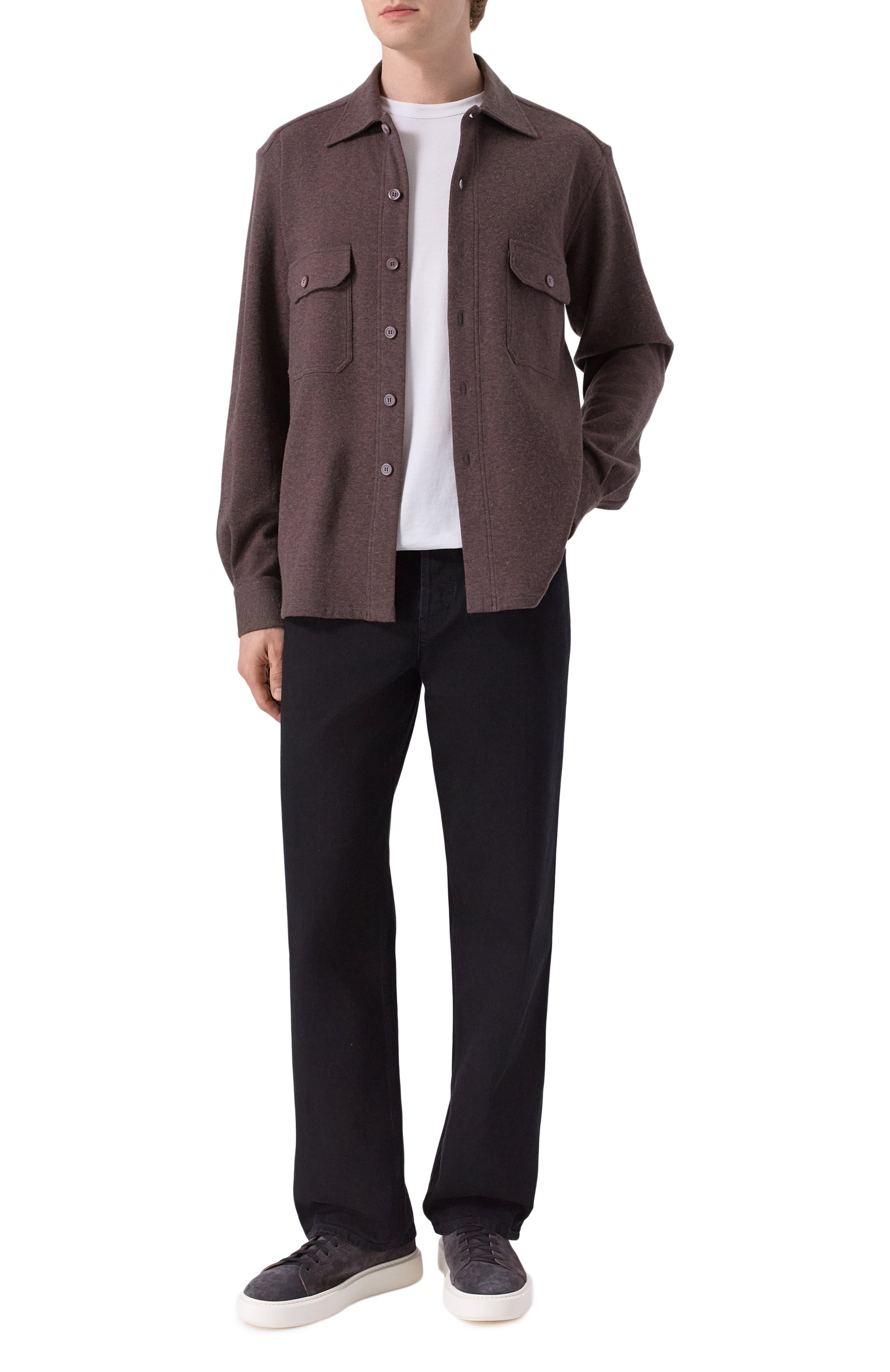 Рубашка из хлопка и кашемира STEFANO RICCI, арт. CJ008018/TE3001, фото 2