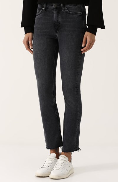 Укороченные расклешенные джинсы с потертостями MIH JEANS, арт. W1901101CPY, фото 3