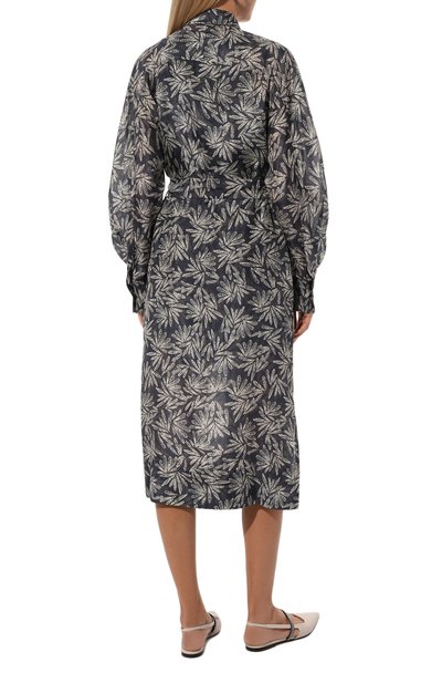 Шелковое платье BRUNELLO CUCINELLI, арт. MP913AFE12, фото 4