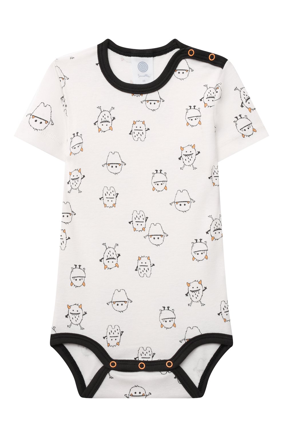 Хлопковое боди SANETTA белого цвета по цене 2295 руб., арт. 323388, фото 1 Хлопковое боди SANETTA, арт. 323388, фото 1