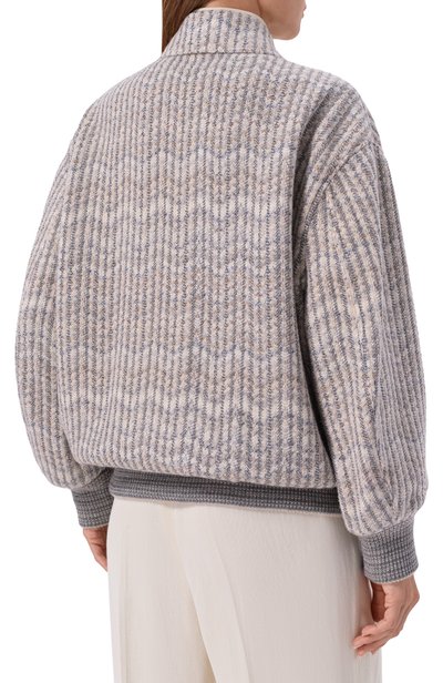 Бомбер из кашемира и вискозы MISSONI, арт. DS26WC06/BC006H, фото 4