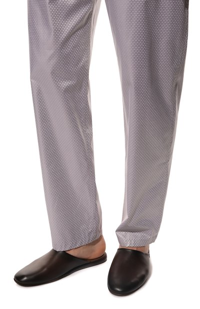 Кожаные домашние туфли SANTONI, арт. PMXXA1644XXX1CLBT50, фото 3