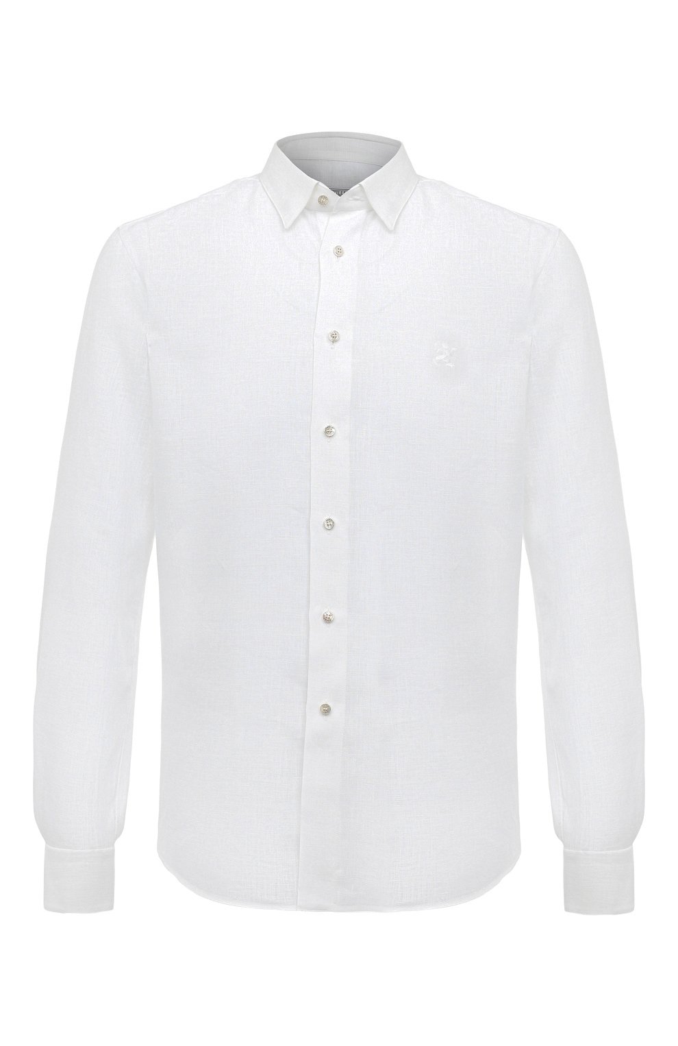 Льняная рубашка ZILLI белого цвета по цене 89950 руб., арт. MFZ-13091-338562/0002, фото 1 Льняная рубашка ZILLI, арт. MFZ-13091-338562/0002, фото 1