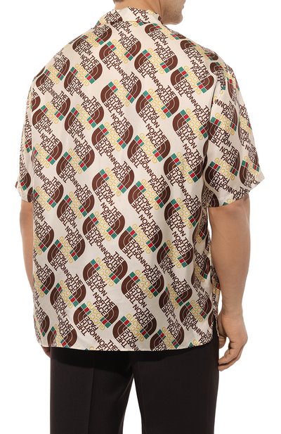 Шелковая рубашка the north face x gucci GUCCI, арт. 654766 ZAGUR, фото 4