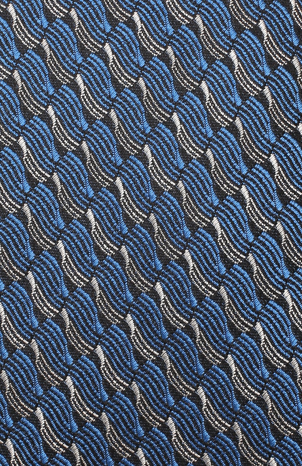 Шелковый галстук LANVIN синего цвета по цене 12600 руб., арт. 2550/TIE, фото 3 Шелковый галстук LANVIN, арт. 2550/TIE, фото 3
