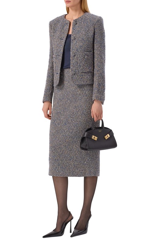 Твидовая юбка MVST M25.1MW.S004/UBERTIN0 13783.1.1 Голубой  M25.1MW.S004/UBERTIN0 13783.1.1 Фото 2