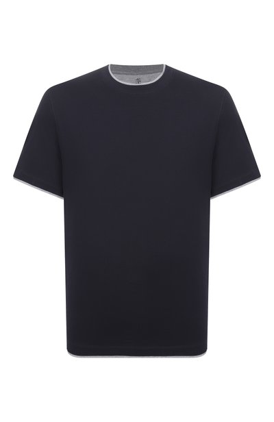 Мужская хлопковая футболка BRUNELLO CUCINELLI, арт. M0B137427