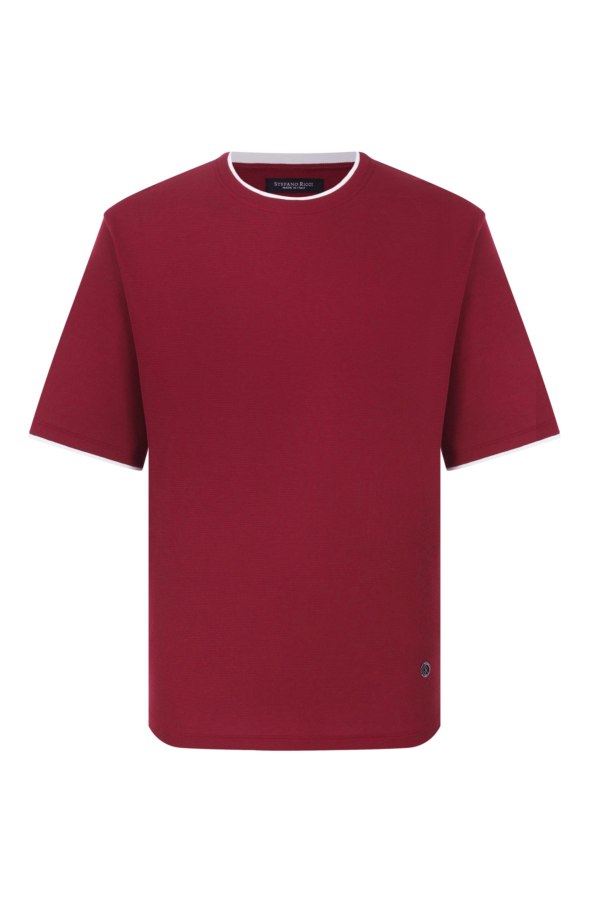 Футболка из хлопка и шелка STEFANO RICCI, арт. MNH5204390/CTK01S, фото 1