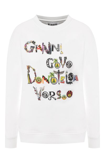 Женский хлопковый свитшот VERSUS VERSACE, арт. BD90735/BJ10390