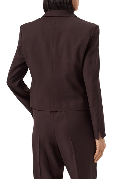 Шерстяной жакет WINDSOR коричневого цвета по цене 75950 руб., арт. 52 DS555 10018996/30045098, фото 4 Шерстяной жакет WINDSOR, арт. 52 DS555 10018996/30045098, фото 4