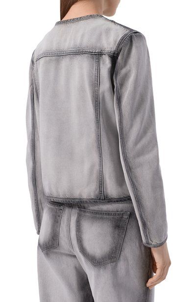 Джинсовая куртка DIESEL серого цвета по цене 46200 руб., арт. A23819/09P28, фото 4 Джинсовая куртка DIESEL, арт. A23819/09P28, фото 4