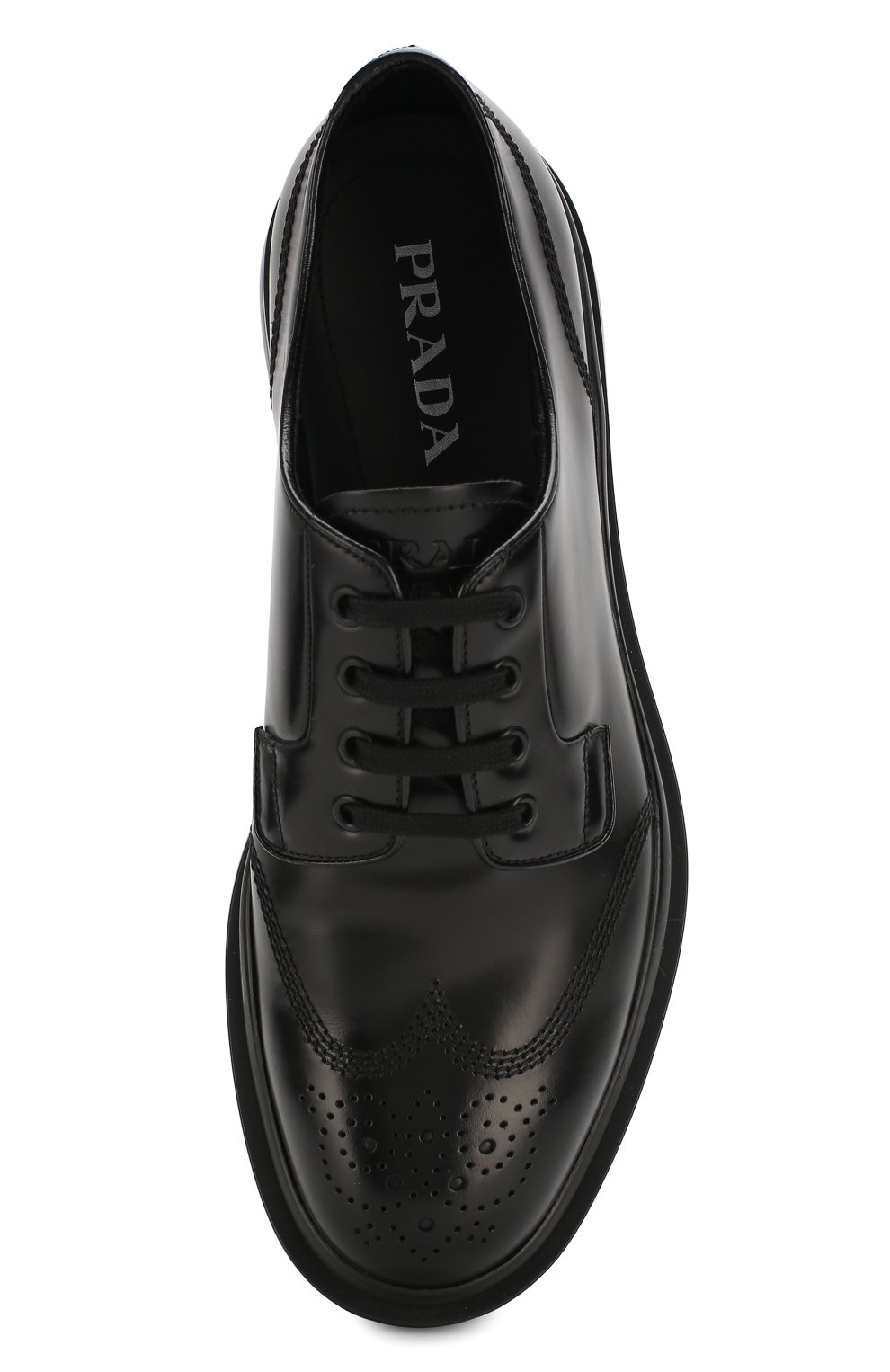 Кожаные дерби PRADA, арт. 2EG299-B4L-F0002, фото 5