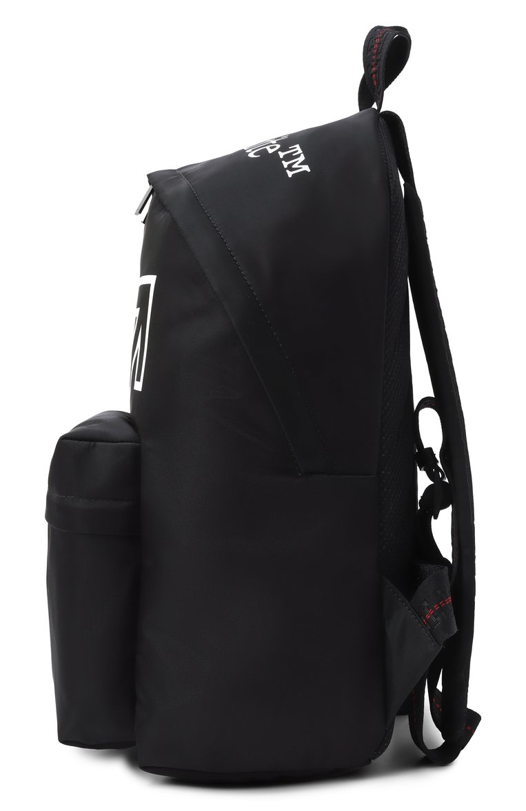 Му�жской рюкзак OFF-WHITE черного цвета, арт. 0MNB123C99FAB001 | Фото 4 (Стили: Кэжуэл; Материал: Текстиль; Размер: large; Ремень/цепочка: На ремешке; Сумки-технические: Рюкзаки - большие; Автоматизация состава: Проставлено; Автоматизация ТО: Проставлено)