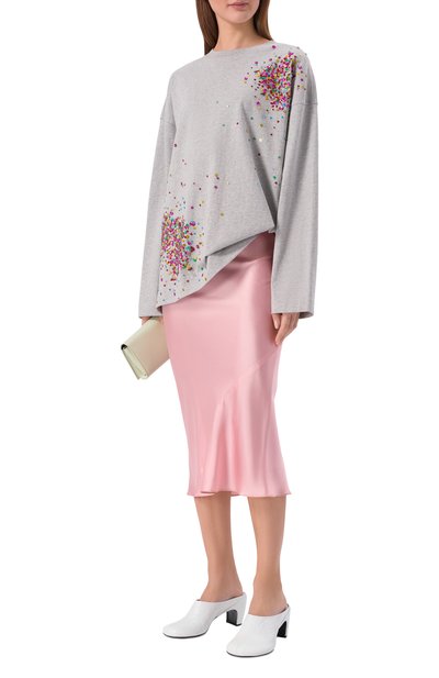 Кожаные мюли DRIES VAN NOTEN белого цвета по цене 93700 руб., арт. 011764/0590, фото 3 Кожаные мюли DRIES VAN NOTEN, арт. 011764/0590, фото 3