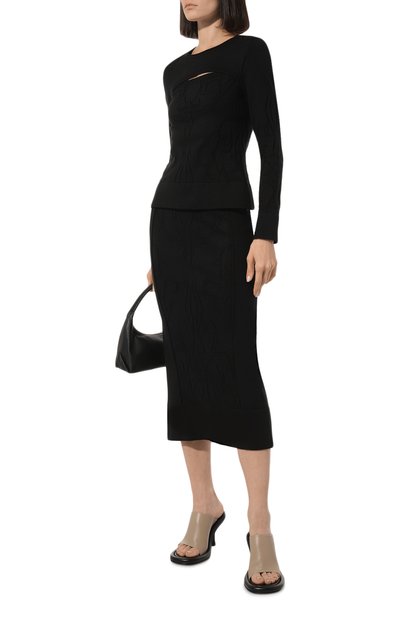 Юбка из шелка и кашемира FREEAGE, арт. W23.SK027.6030.900, фото 2