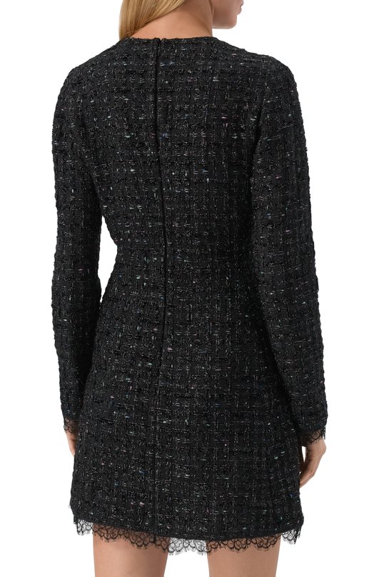 Твидовое платье Giambattista Valli 25FWPVCA5048/24LIN Чёрный  25FWPVCA5048/24LIN Фото 4