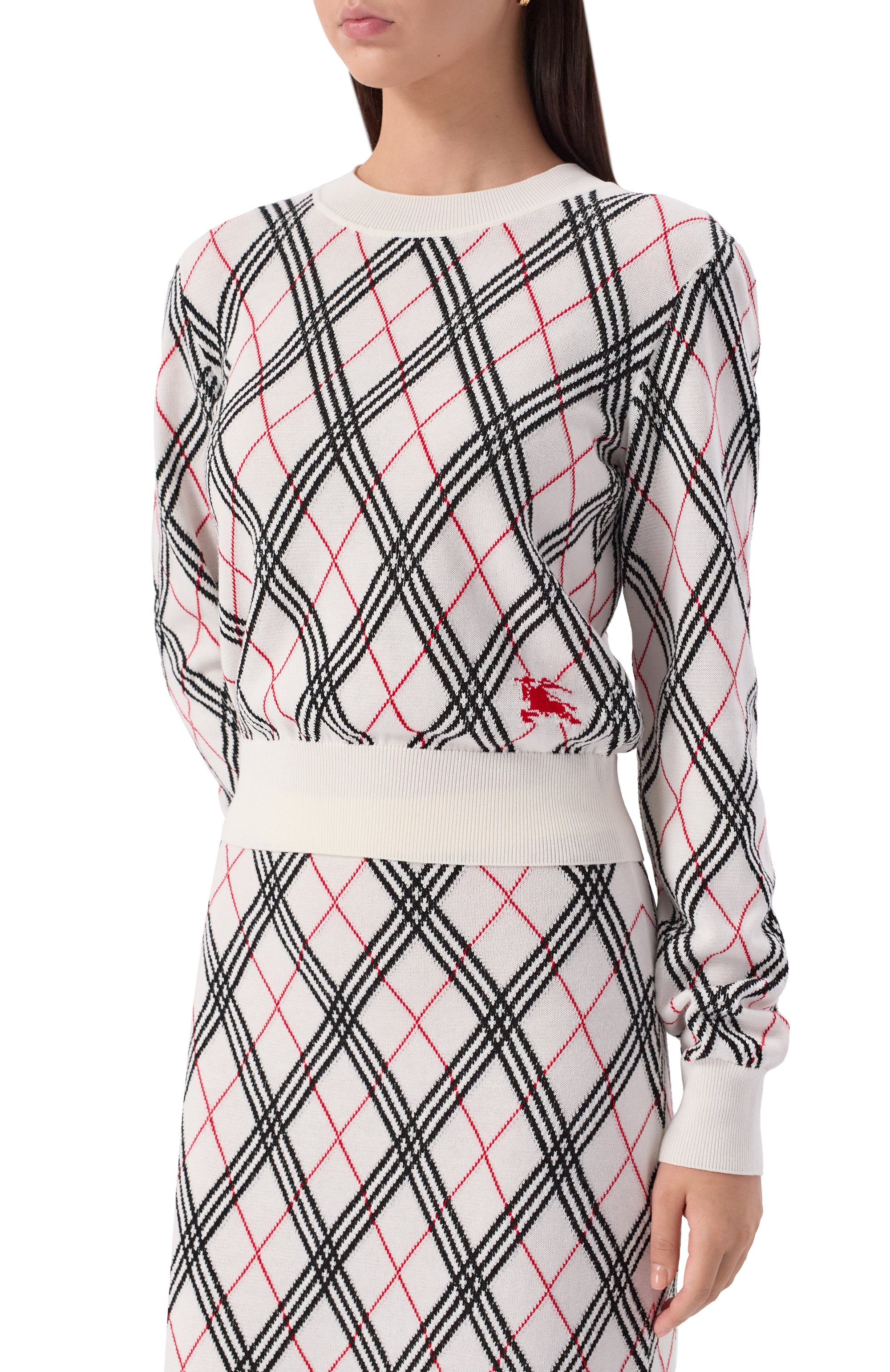 Хлопковый пуловер BURBERRY, арт. 8111468, фото 3