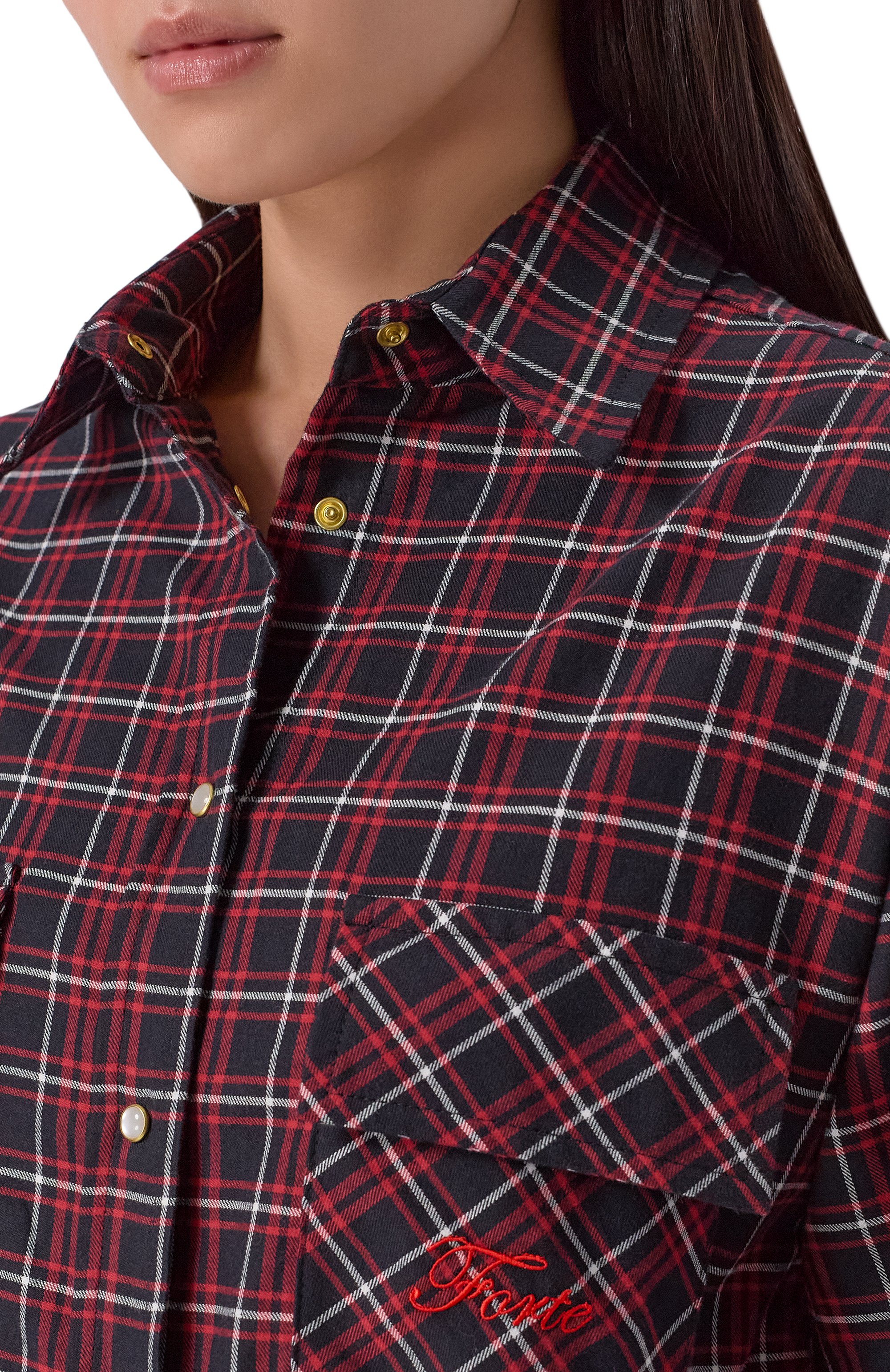 Хлопковая рубашка FORTE DEI MARMI COUTURE, арт. 24WF3102, фото 5