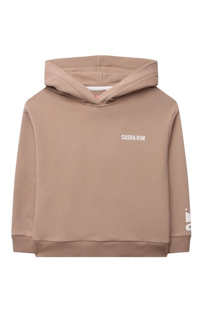 Комплект из худи и брюк serena SASHA KIM бежевого цвета по цене 19920 руб., арт. УТ-00000573, фото 2 Комплект из худи и брюк serena SASHA KIM, арт. УТ-00000573, фото 2