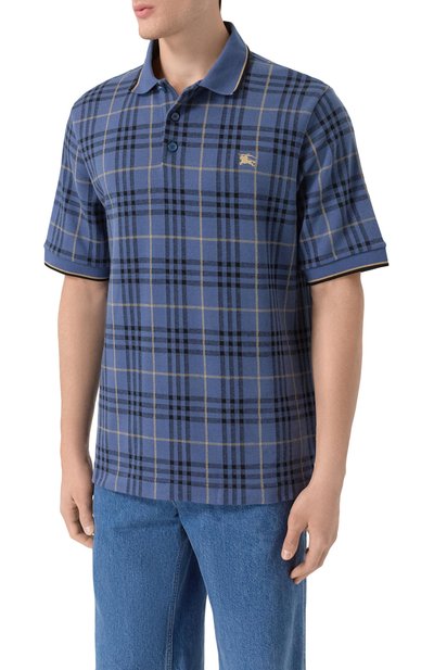 Хлопковое поло BURBERRY, арт. 8110104, фото 3