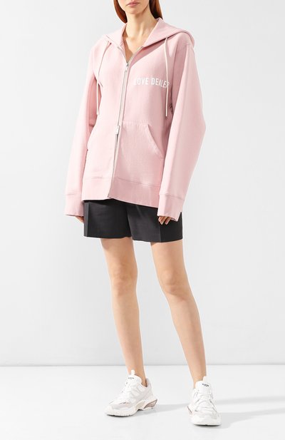 Хлопковый кардиган GOLDEN GOOSE DELUXE BRAND розового цвета по цене 62750 руб., арт. G34WP027.G2, фото 2 Хлопковый кардиган GOLDEN GOOSE DELUXE BRAND, арт. G34WP027.G2, фото 2