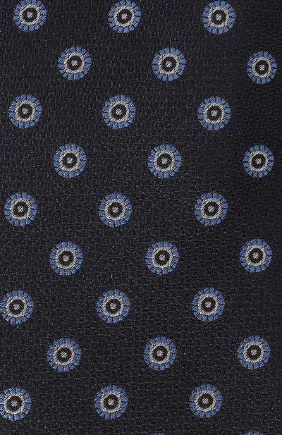 Шелковый галстук CANALI темно-синего цвета по цене 17550 руб., арт. 18/HJ04152, фото 4 Шелковый галстук CANALI, арт. 18/HJ04152, фото 4