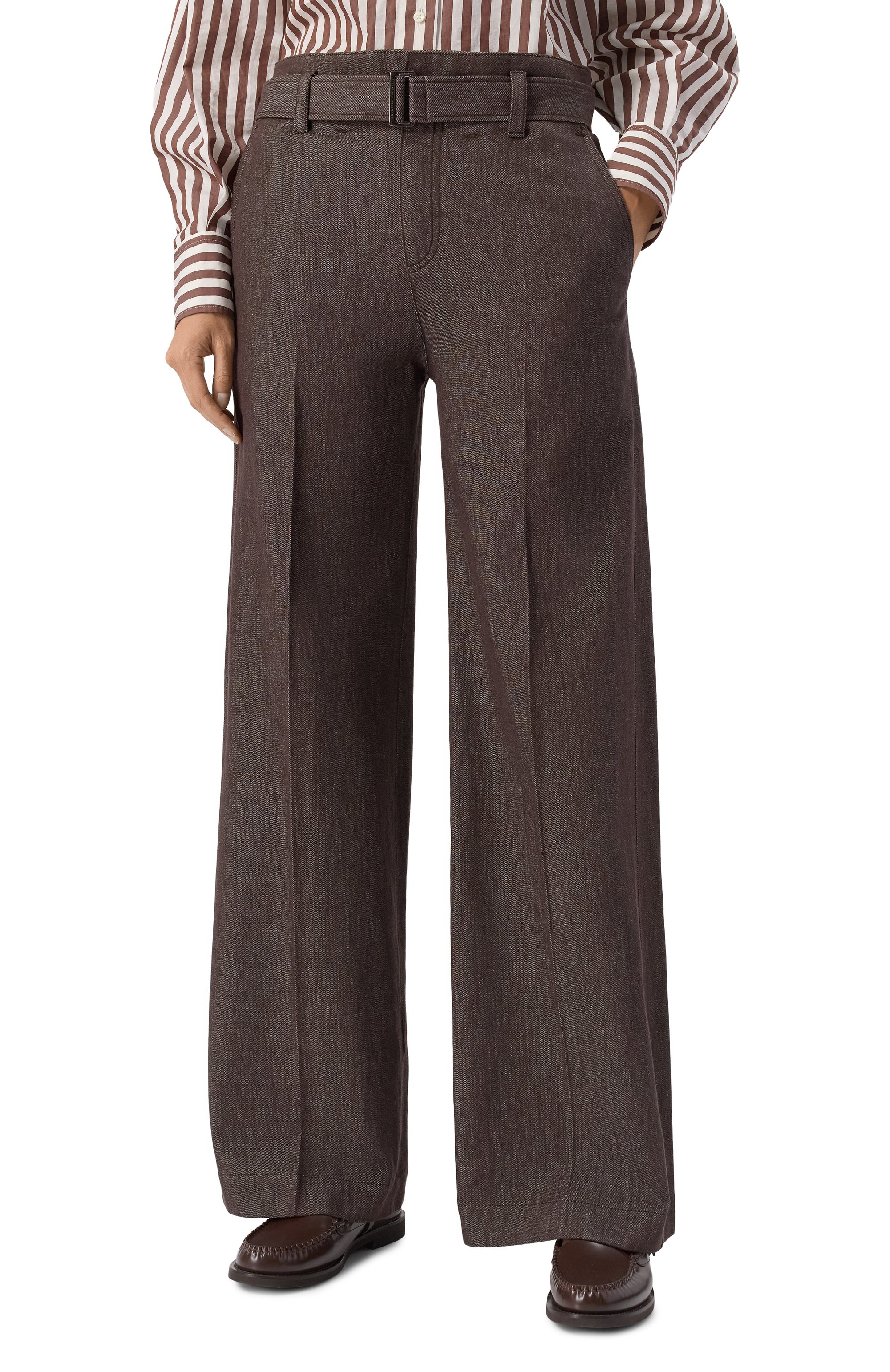 Хлопковые брюки BRUNELLO CUCINELLI, арт. MP125P4012, фото 3