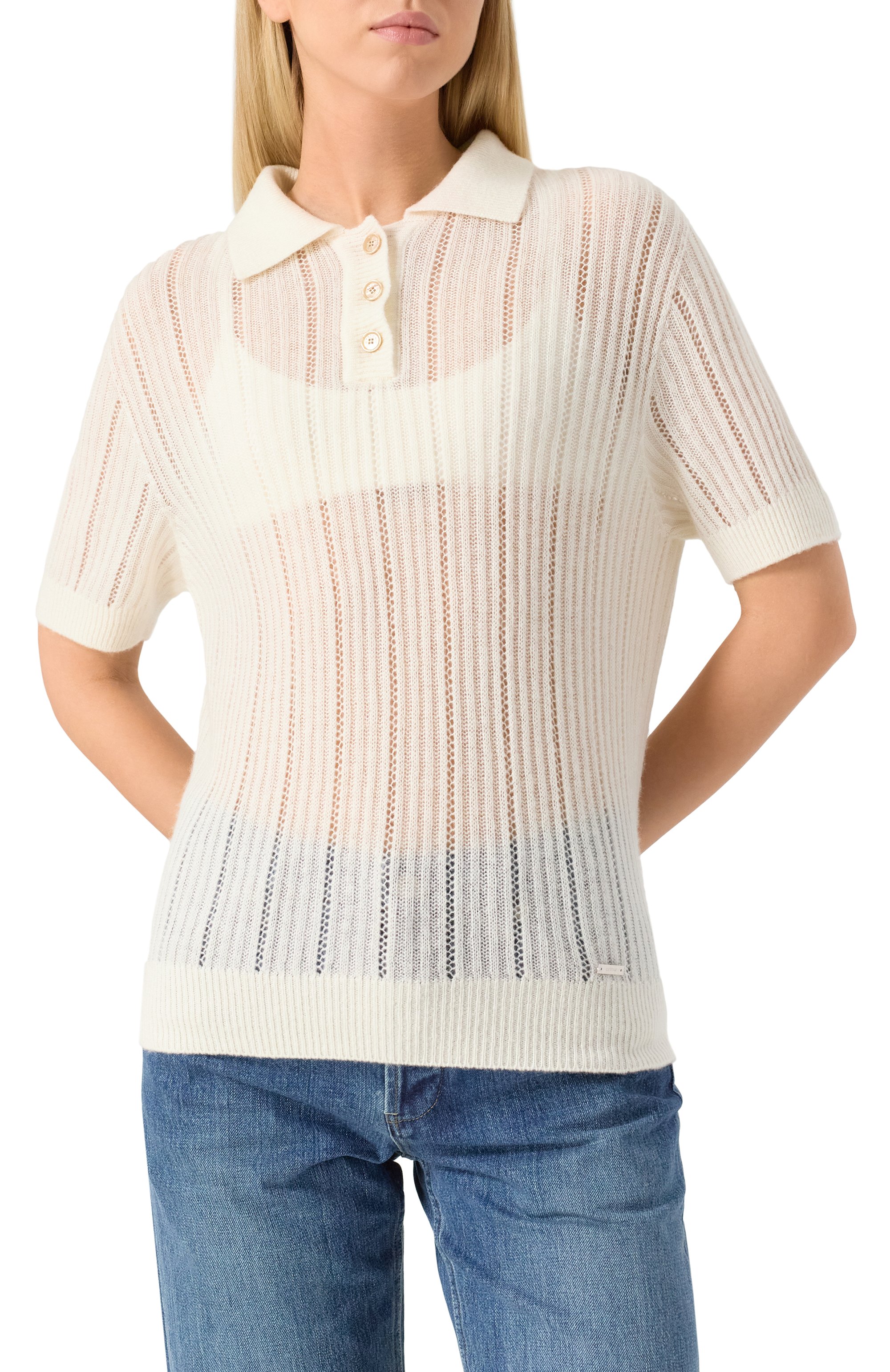 Поло из кашемира и шелка KITON, арт. D5871030001, фото 3