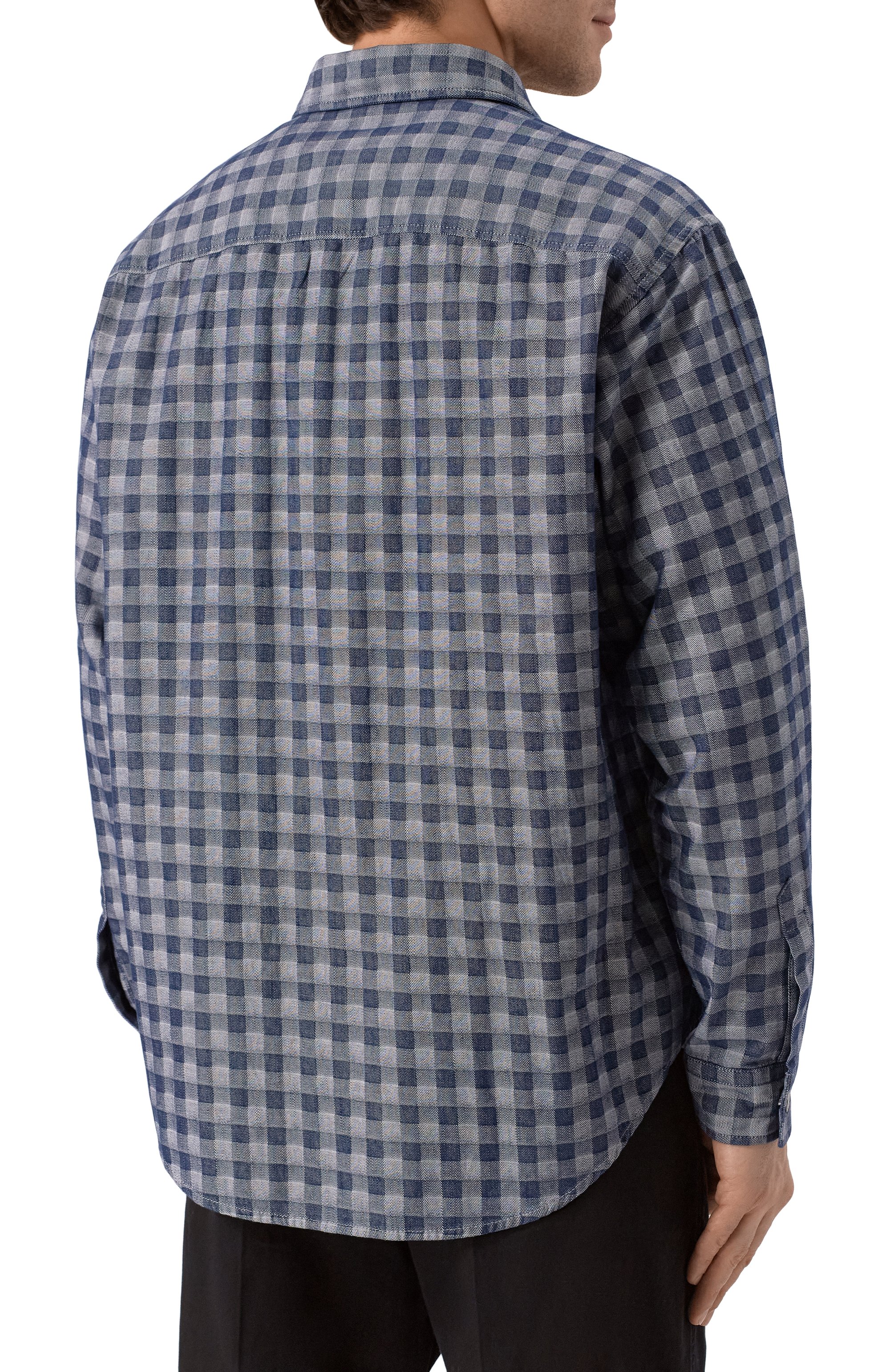 Хлопковая рубашка HUGO BLUE, арт. 50556347, фото 4