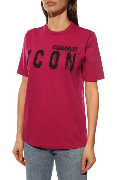 Хлопковая футболка DSQUARED2, арт. S80GC0034/S23009, фото 3