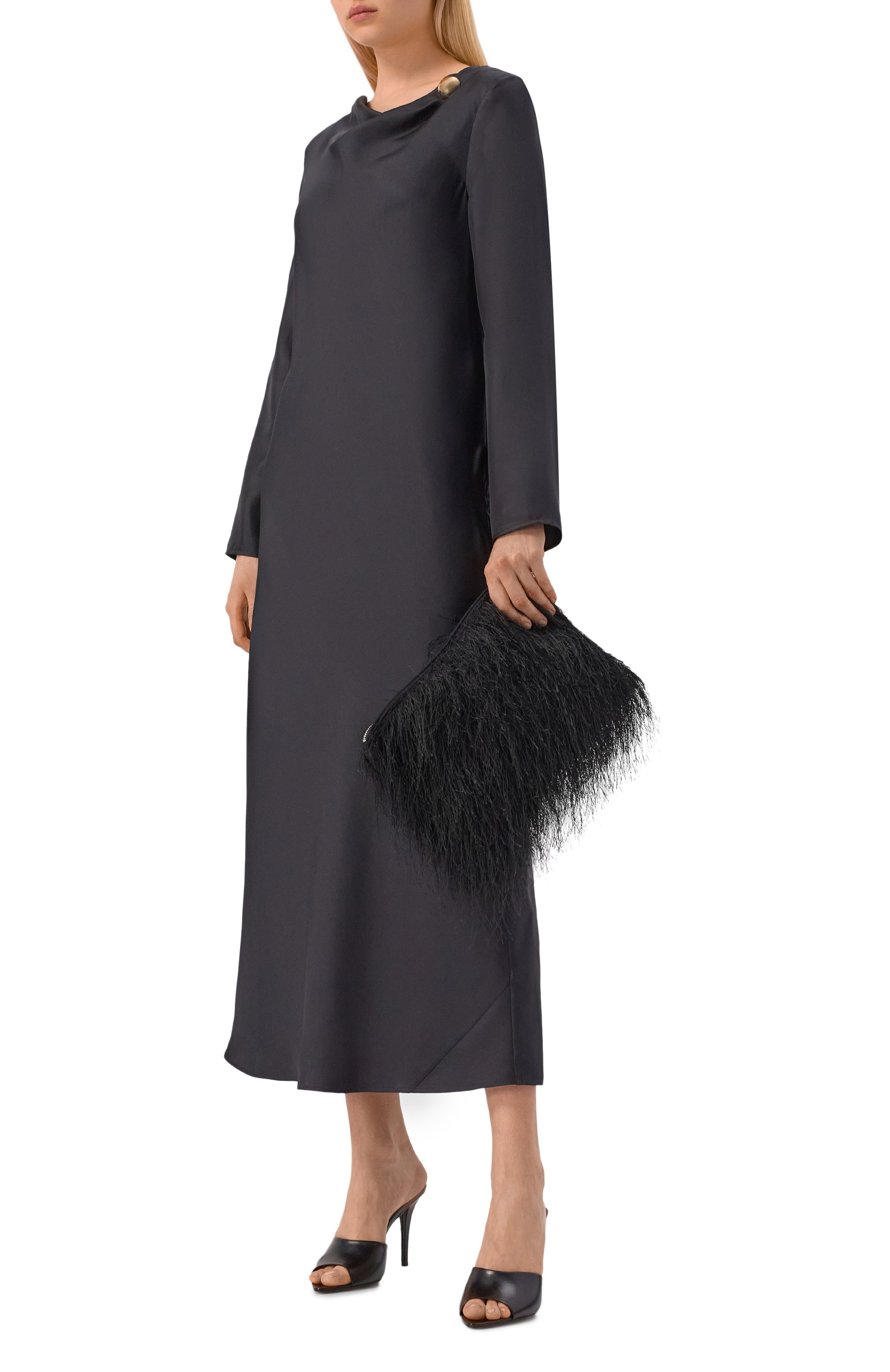 Клатч evano LOULOU DE SAISON черного цвета по цене 17100 руб., арт. EVAN0, фото 3 Клатч evano LOULOU DE SAISON, арт. EVAN0, фото 3