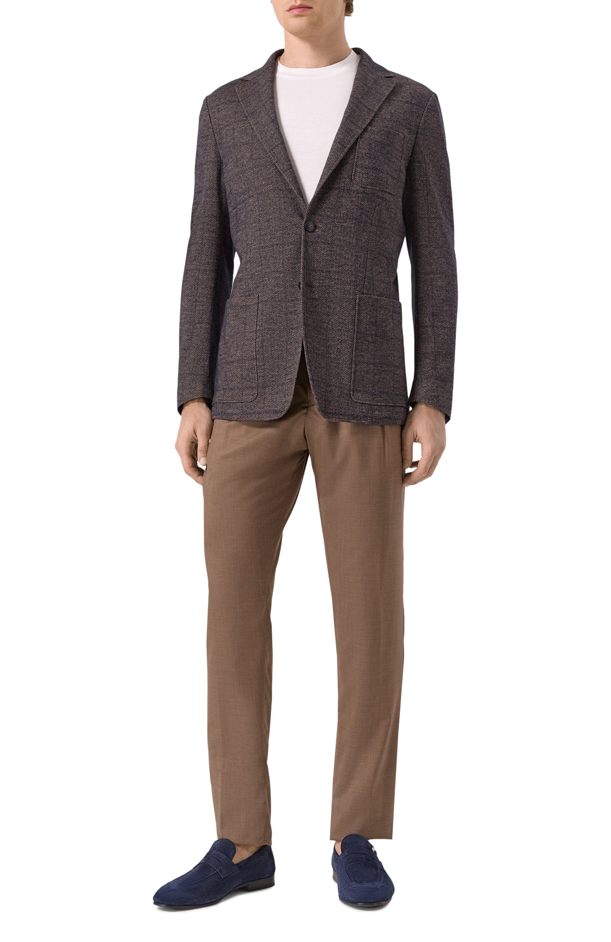 Пиджак из шерсти и хлопка CANALI, ар�т. J0147/JJ02554, фото 3