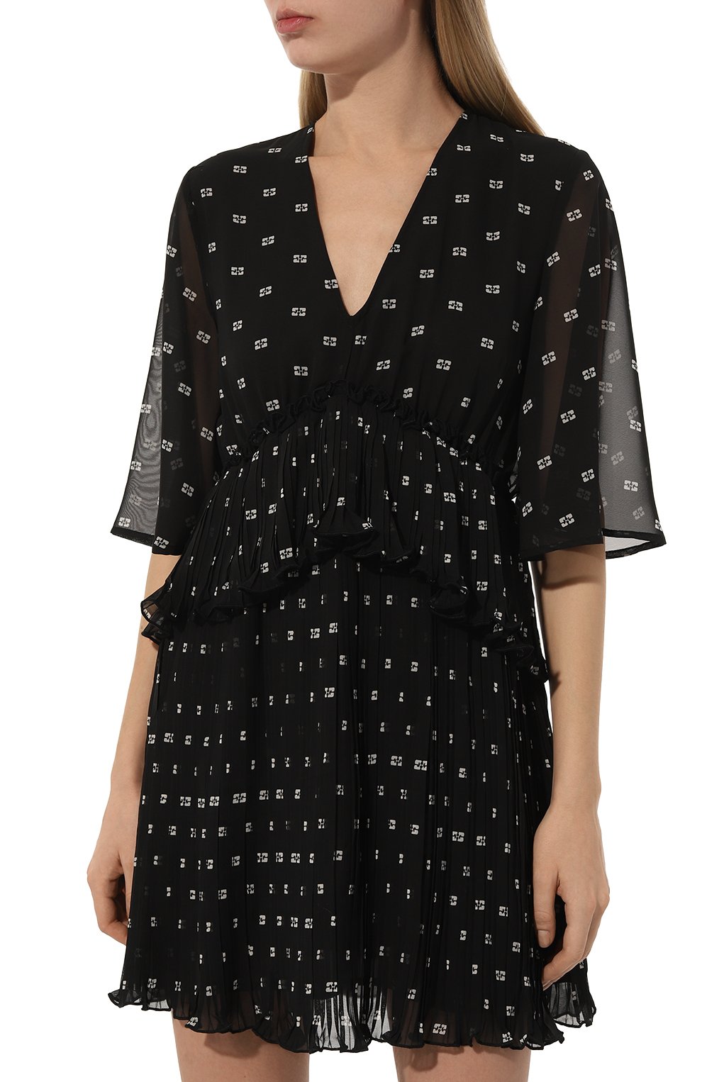 Платье GANNI черного цвета по цене 21550 руб., арт. F8832, фото 3 Платье GANNI, арт. F8832, фото 3