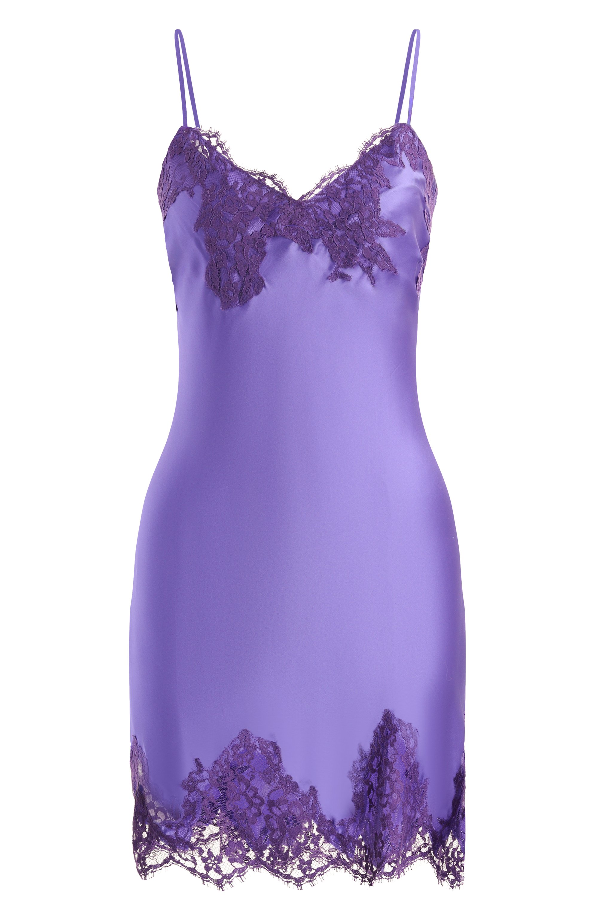 Сорочка из шелка и хлопка LISE CHARMEL фиолетового цвета по цене 38600 руб., арт. ALC1080, фото 1 Сорочка из шелка и хлопка LISE CHARMEL, арт. ALC1080, фото 1