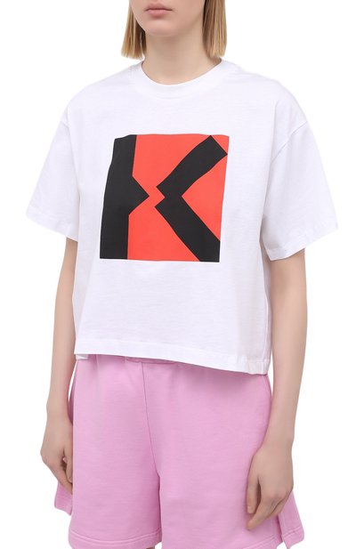 Хлопковая футболка kenzo sport KENZO, арт. FB52TS6904SJ, фото 3