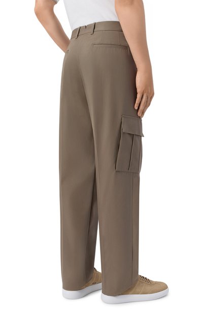 Брюки-карго из хлопка и шелка MVST, арт. M26.2PM.T024/F082 TWILL C0-SE, фото 4