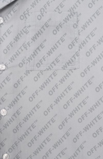 Хлопковая рубашка OFF-WHITE, арт. 0BGA002S26FAB001, фото 3