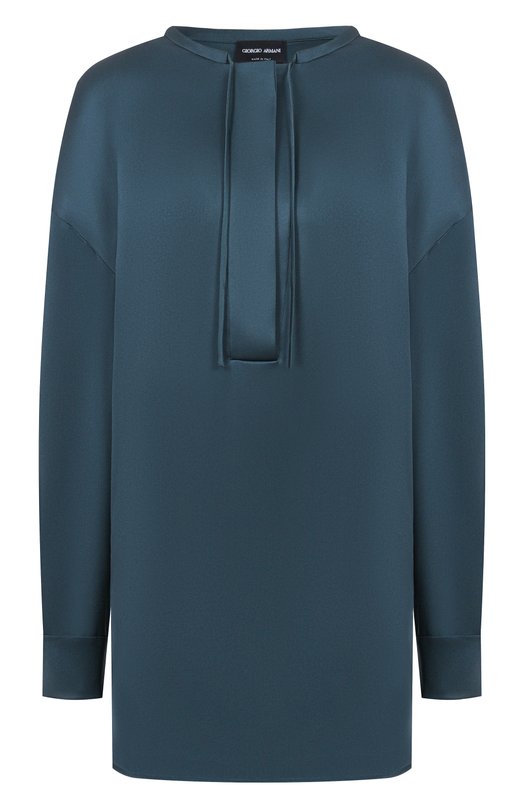 Атласная блузка Giorgio Armani GW002564/TE10101 Зелёный GW002564/TE10101