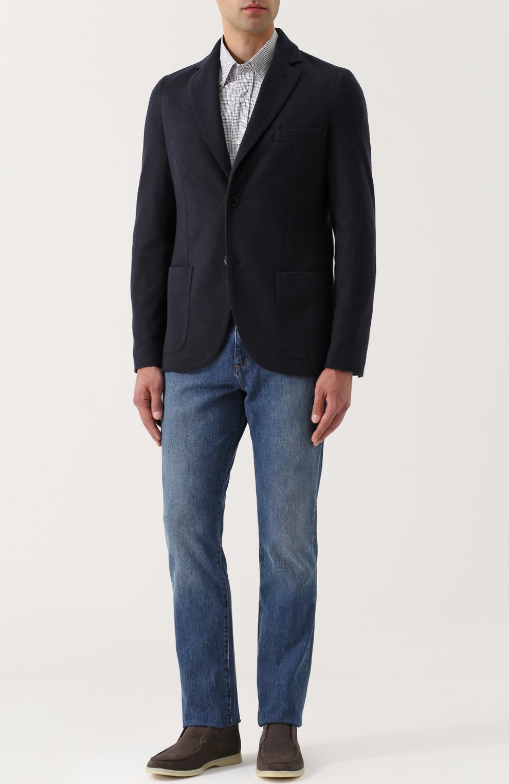 Однобортный кашемировый пиджак LORO PIANA, арт. FAF8469, фото 2